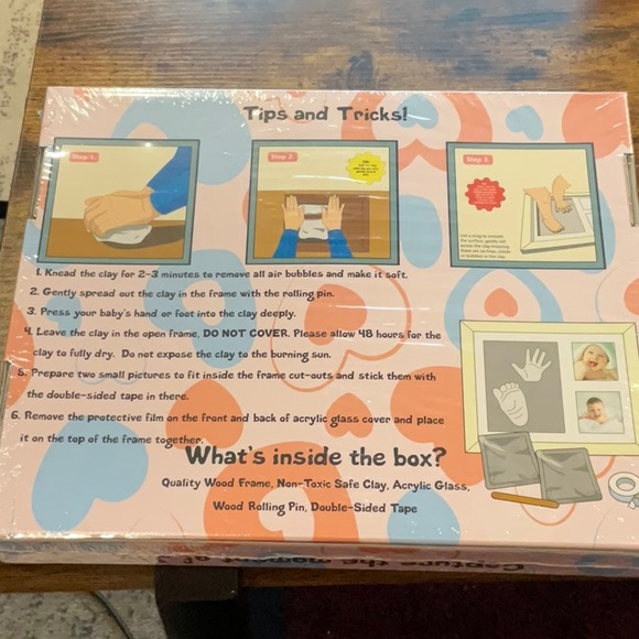 Myminijoy Hand & Footprint Keepsake NWOT - Picture 2 of 2